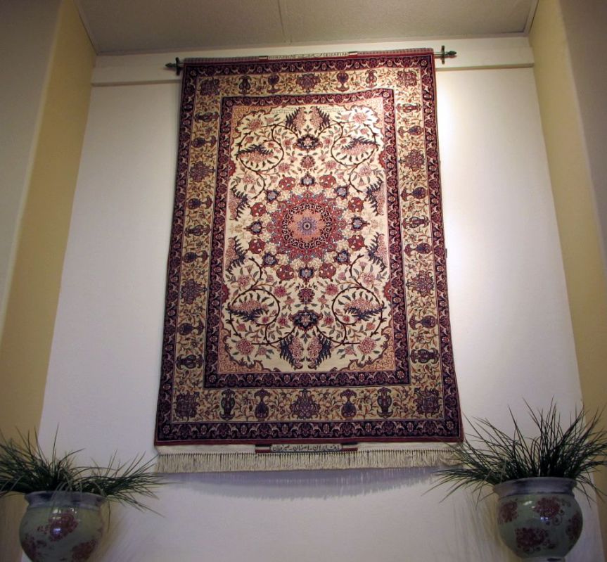 How to hang your rug on the&nbsp;wall.